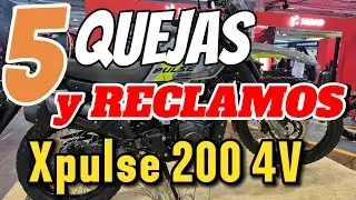 5 Principales QUEJAS y RECLAMOS Hero Xpulse 200 4V Reclamaciones y disgustos