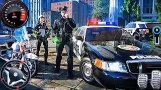 Real Cop Cars Driving 2025 - City Police Car Chase Simulator 3D - Android GamePlay #3