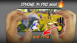 iPhone 14 Pro Max 120 FPS😍 | 6 Finger Claw | Aggressive handcam Gameplay