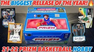 Opening a HOBBY box of the new Prizm 🏀! SICK HITS!🔥 | 2021-22 Panini Prizm Basketball Hobby Review