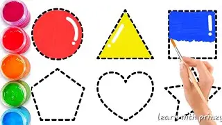 Learn Shapes,Colors,Educational videofor Kids I2d shapes drawing I PreschoolLearning fortoddler