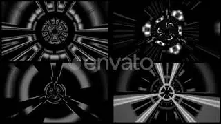 Abstract Tech Tunnel Elements Pack V01 | Motion Graphics - Videohive template