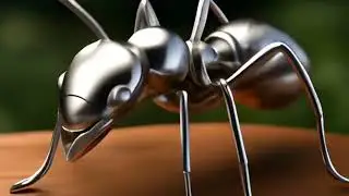 A rare silver ant  Neural network