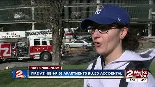 Fire at University Club Tower apartments ruled accidental