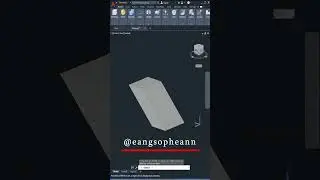 AutoCAD 3D, 3D Modeling, How to used command extrude with Direction #shorts