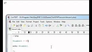 PHP Tutorial 3 - Basic Math Operators