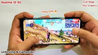 REALME 10 4G FREE FIRE GAMEPLAY, UNBOXING ⚡ REALME 10 FREE FIRE TEST, SENSITIVITY| HELIO G99 🔥