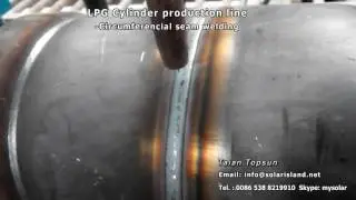 LPG cylinder Circumferential welding machine