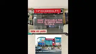 Shop available for sale and rent in omaxe Mall patiala near Kali mata mandir#property #citymall