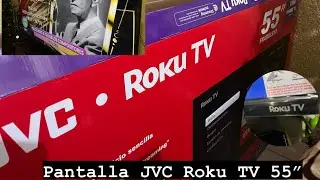 Pantalla JVC con Roku TV de 55 pulgadas/ Isaac Wow 13