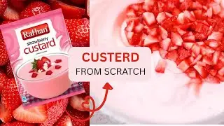 How To Make Rafhan Strawberry Custard Recipe|Strawberry Custard Recipe|Rafhan Custard Recipes #viral