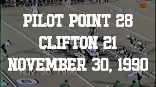 November 30, 1990: Pilot Point v Clifton