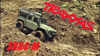 TRAXXAS TRX4M Defender crawler RC test / First test / full stock