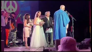 Leslie West of Mountain gets married at Woodstock 40th, Bethel, NY 8/15/09 FRONT ROW PRO HD QUALITY