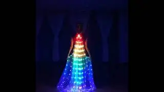 Glow Up Your Dance Moves with These LED Wings! 💃🕺 #ledwings #danceprops#shorts