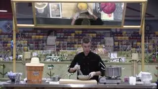 Beet Ice Cream cooking demonstration - 2016 Agrifoods and Garden Show