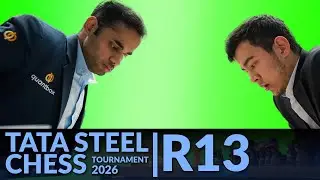Could he get over the line? | Arjun Erigaisi vs Nodirbek Andusattorov | Tata Steel Masters Round 13