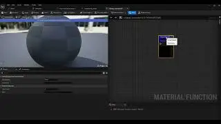 UE5 Blueprints Tutorial 022-2 Material Function, Details