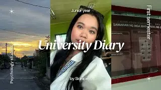 UNIVERSITY DIARY | Whole Week of Class, 40 items Quiz, Outside Errands, Photoshoot, Org Meetings