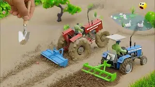 TOP Most Creative Scientific Idea | DIY Tractor Plough Machine Science Project@MiniTractor100 