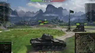 268 Damage, Playing with Russian KV-1 Tank, Class 4, World Of Tanks Online Game