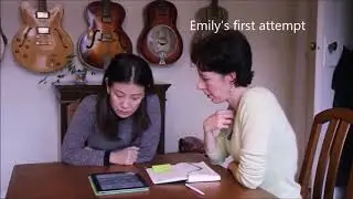Say It: English Pronunciation app with content from Oxford - Emily practising 'comfortable'