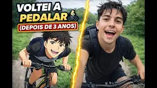 VOLTEI A ANDAR DE BIKE DEPOIS DE 3 ANOS!! 