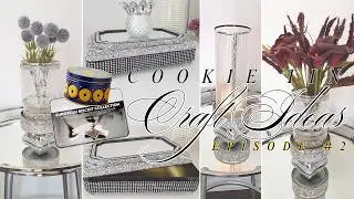 STUNNING Ideas That Transform Cookie Tin Containers Into Glam Home Decor | Dollar Tree DIY