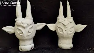 DIY Cow Head🐮 Wall Decor❤️🧚@AruviCharm