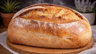 The Easiest Bread I&rsquo;ve Ever Made (3 Cups, No Kneading)