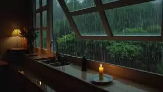 ASMR Sleep Secret: Gentle Rain on Window. Guaranteed Deep Sleep, Instant Focus & Calm (No Thunder).