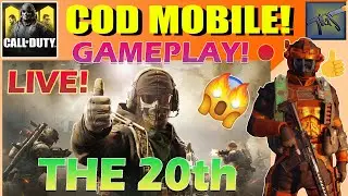 CODM📱 Gameplay 20th Live!👌😜🔥 | Less Commentary!👍 | ROGS