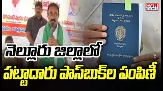నెల్లూరు జిల్లాలో పట్టాదారు పాస్ బుక్ ల పంపిణీ | Distribution Of Pattadar Passbooks In Nellore Dist.