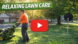 Satisfying Lawn Mowing ASMR | Relaxing Grass Cutting Sounds 🌱