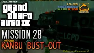 GTA 3 - Walkthrough - Mission #28 - Kanbu Bust out (HD)