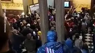 Armed protesters demand end to #coronavirus #lockdown inside #Michigan's Capitol