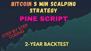 Bitcoin 5 Min Scalping Strategy In Pine Script (Step By Step Coding) With 2-Year Backtest
