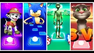 Dog vs Sonic vs Frog vs My talking Tom Tiles hop EDM rush
