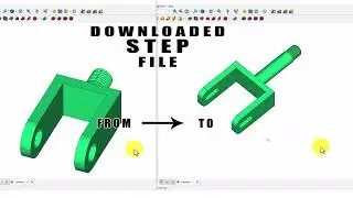 FreeCAD 3D Modeling Tutorial | How to edit 3D STEP file | How to use FreeCAD 1.0 Tutorial
