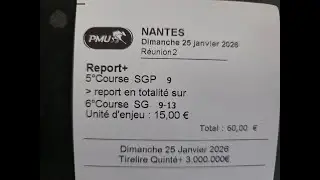 Un affreux Prix d'Am&eacute;rique 2026 (trois gagnants &agrave; Nantes) !