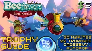 EASY 30 Minute $5 Crossbuy Platinum! | Bee Flowers Royal Garden Trophy Achievement Guide