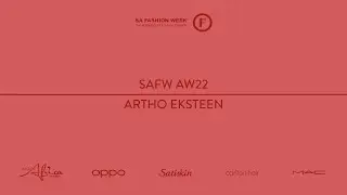 SAFW AW22 COLLECTIONS | ARTHO EKSTEEN