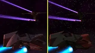 Star Wars Jedi Starfighter PS4 Pro vs Xbox One X Graphics Comparison