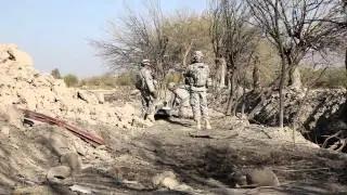 Soldiers from 1st Special Troops Battalion Test APOBS at FOB Wilson