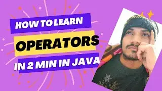 How to learn operators in codding & programming.