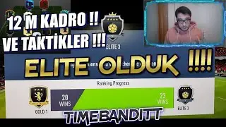 ELITE OLDUK !!! FUT CHAMPIONS ELITE TAKTİKLERİM VE 12 MİLYONLUK  KADROM !!! FIFA 20 ULTIMATE TEAM
