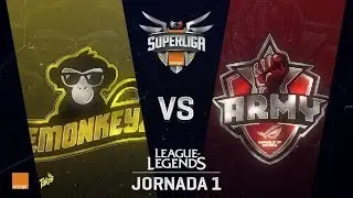 SUPERLIGA ORANGE - EMONKEYZ CLUB VS ASUS ROG ARMY - Mapa 1 - #SUPERLIGAORANGELOL1