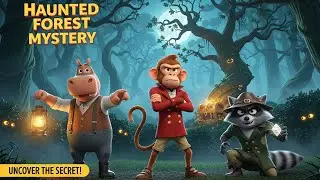 The Haunted Forest Mystery 🌲👻 | Thrilling Cartoon Adventure for Kids