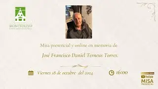 Misa presencial y online en memoria de Jos&eacute; Francisco Daniel Terneus Torres.