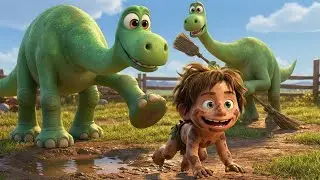 Arlo&rsquo;s Babysitting Day 🦕💥 Watching Spot &mdash; Clean Up or Total Chaos?😂 | Good Dinosaur Toons
